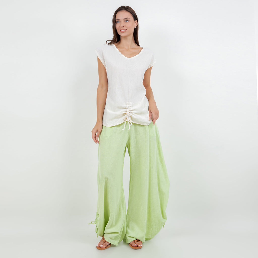Oana Pants 100% Cotton Gauze