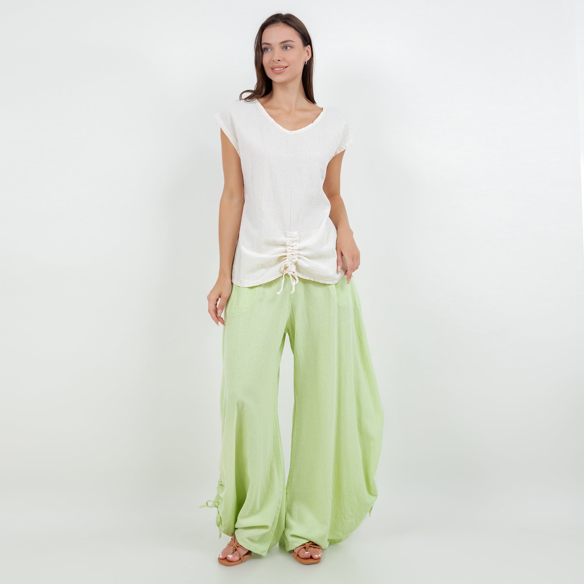 Oana Pants 100% Cotton Gauze