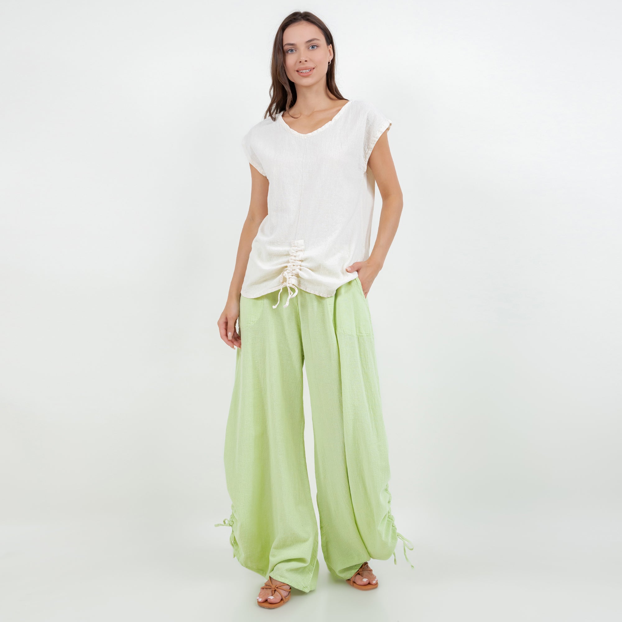 Oana Pants 100% Cotton Gauze