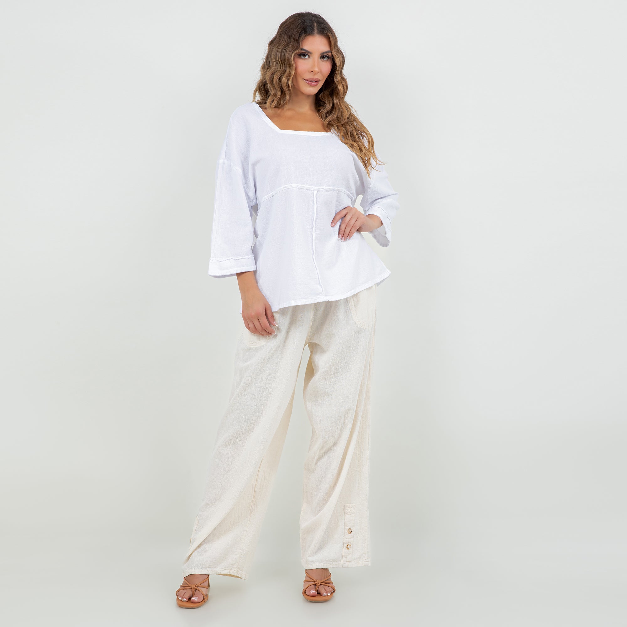 Elena Top 100% Cotton Gauze