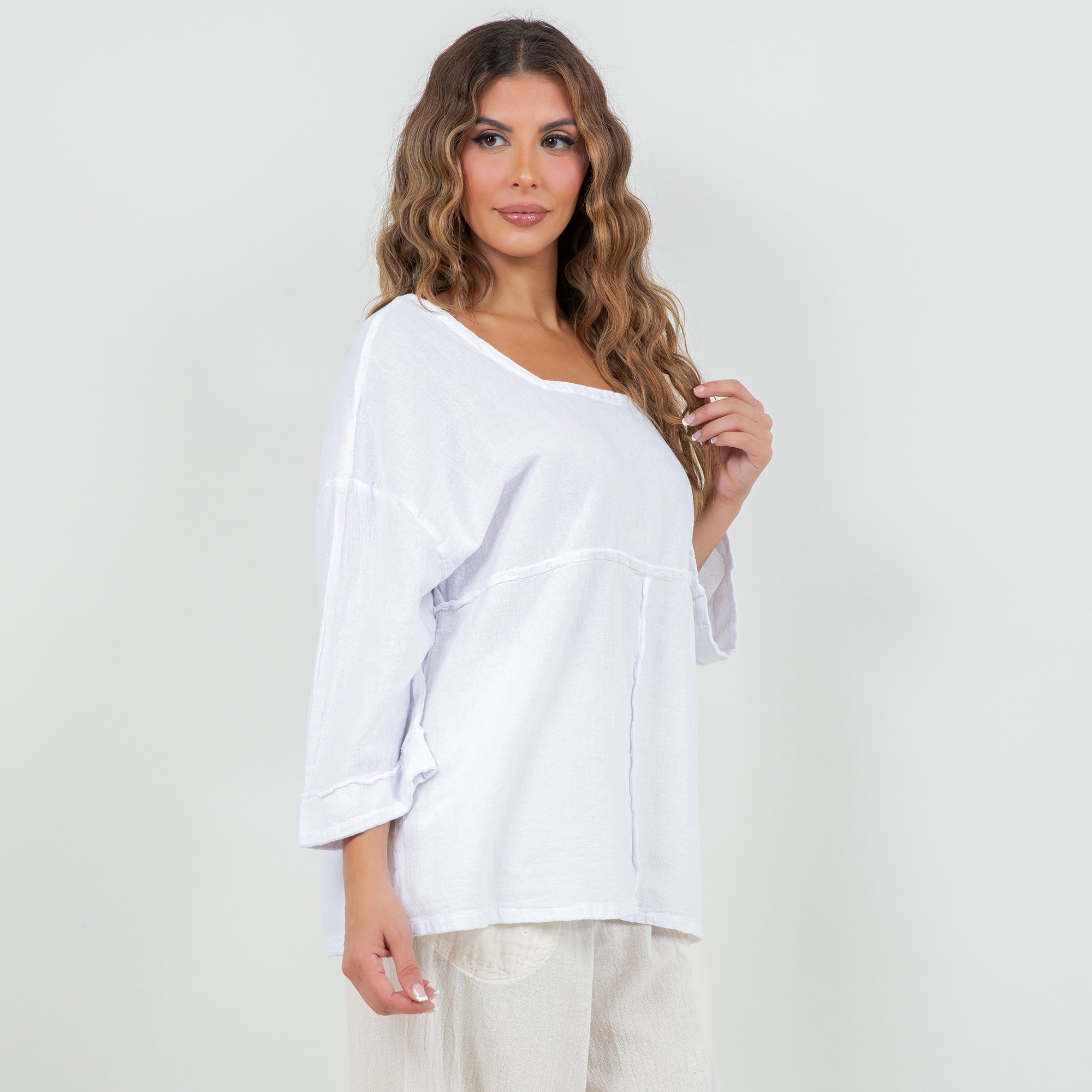 Elena Top 100% Cotton Gauze