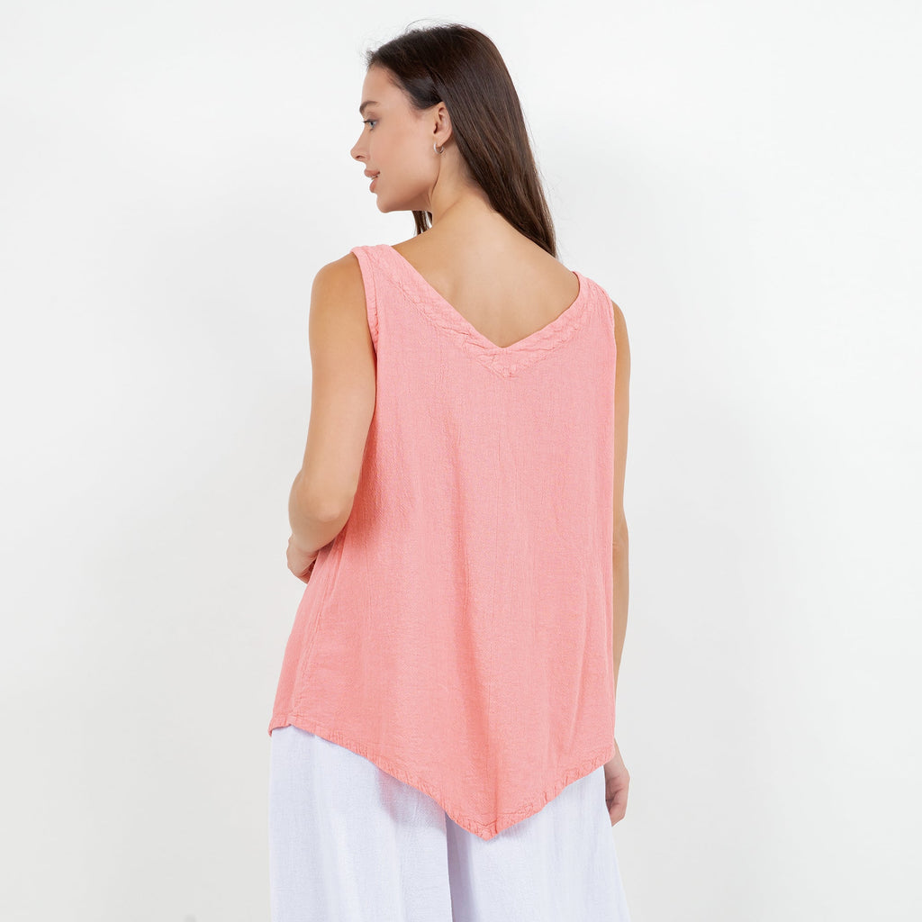 Women's 100% Cotton Gauze Dominica Tank Top