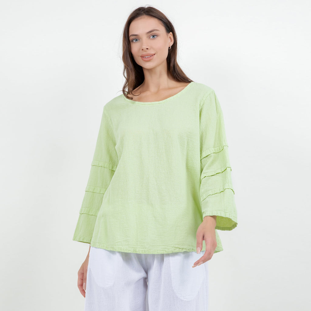 Women's Cotton Gauze Sabrina Top