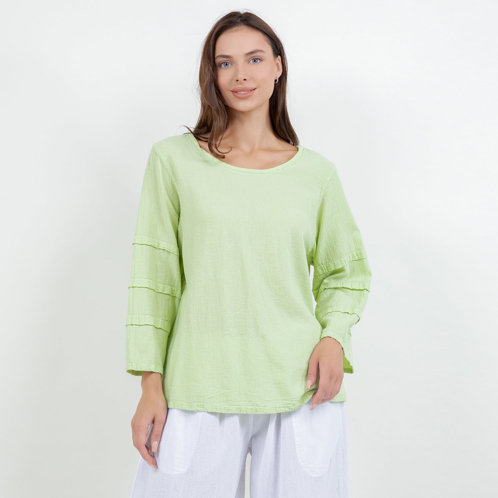 Women's Cotton Gauze Sabrina Top
