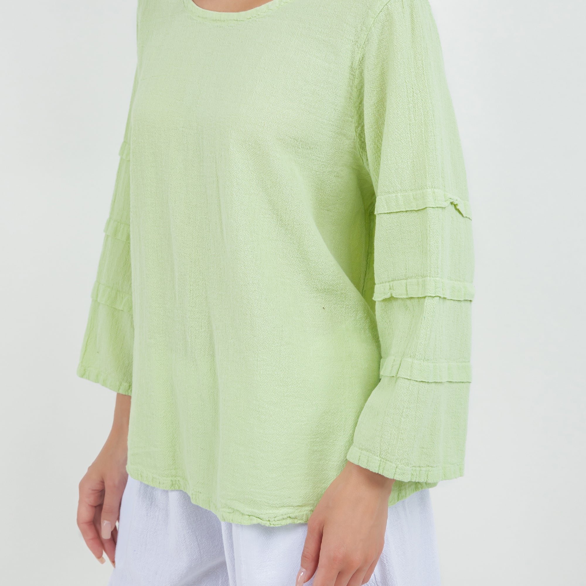 Women's Cotton Gauze Sabrina Top