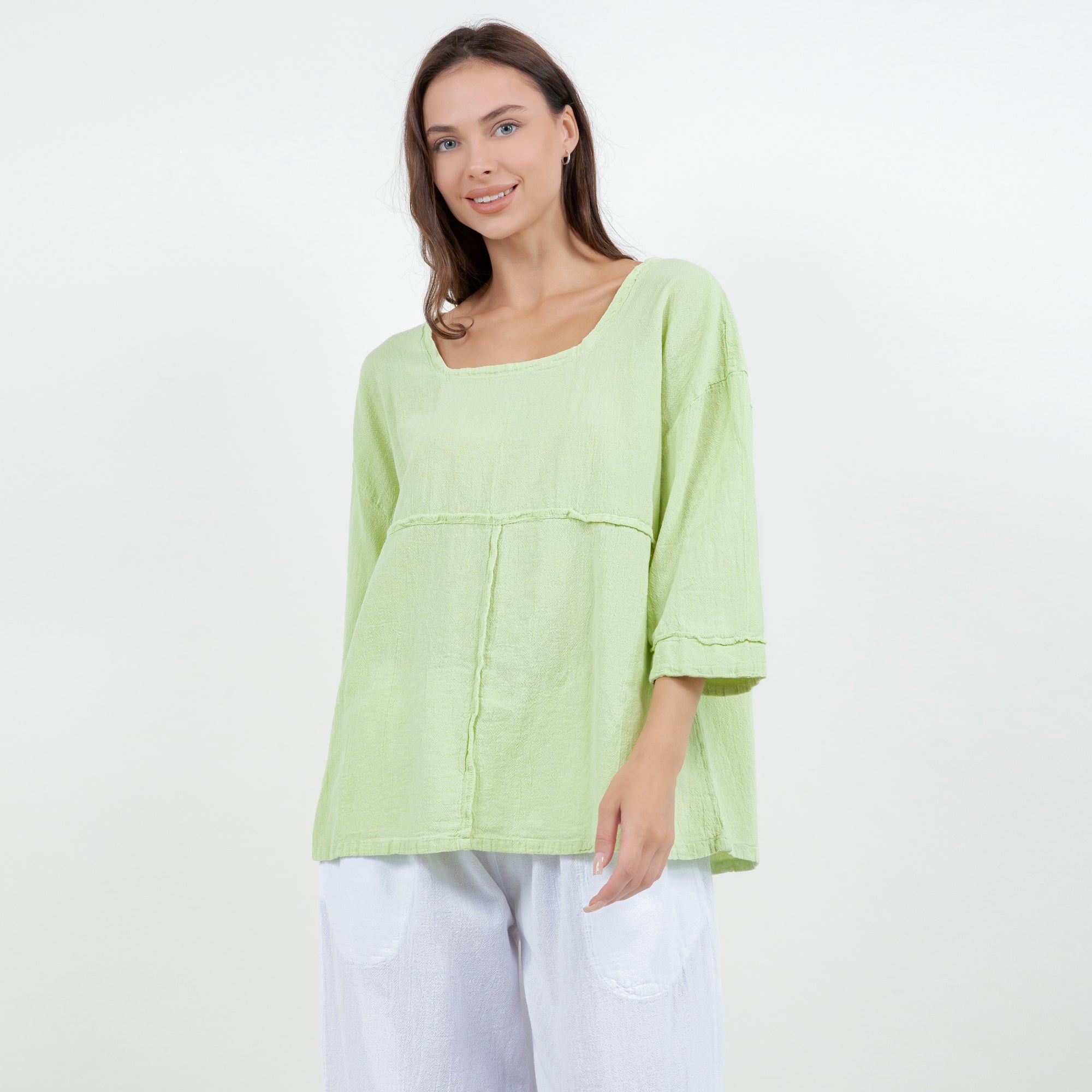 Elena Top 100% Cotton Gauze