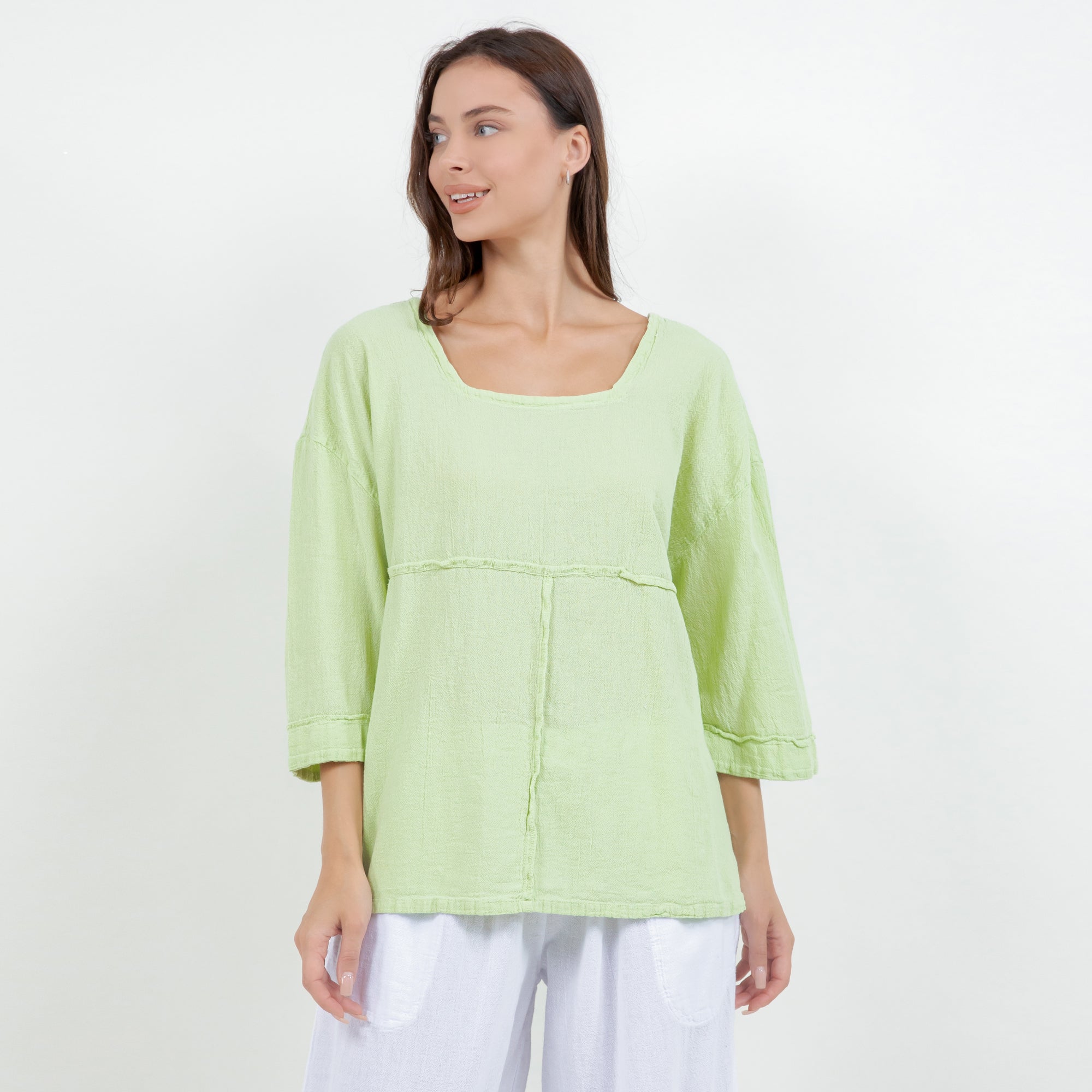 Elena Top 100% Cotton Gauze