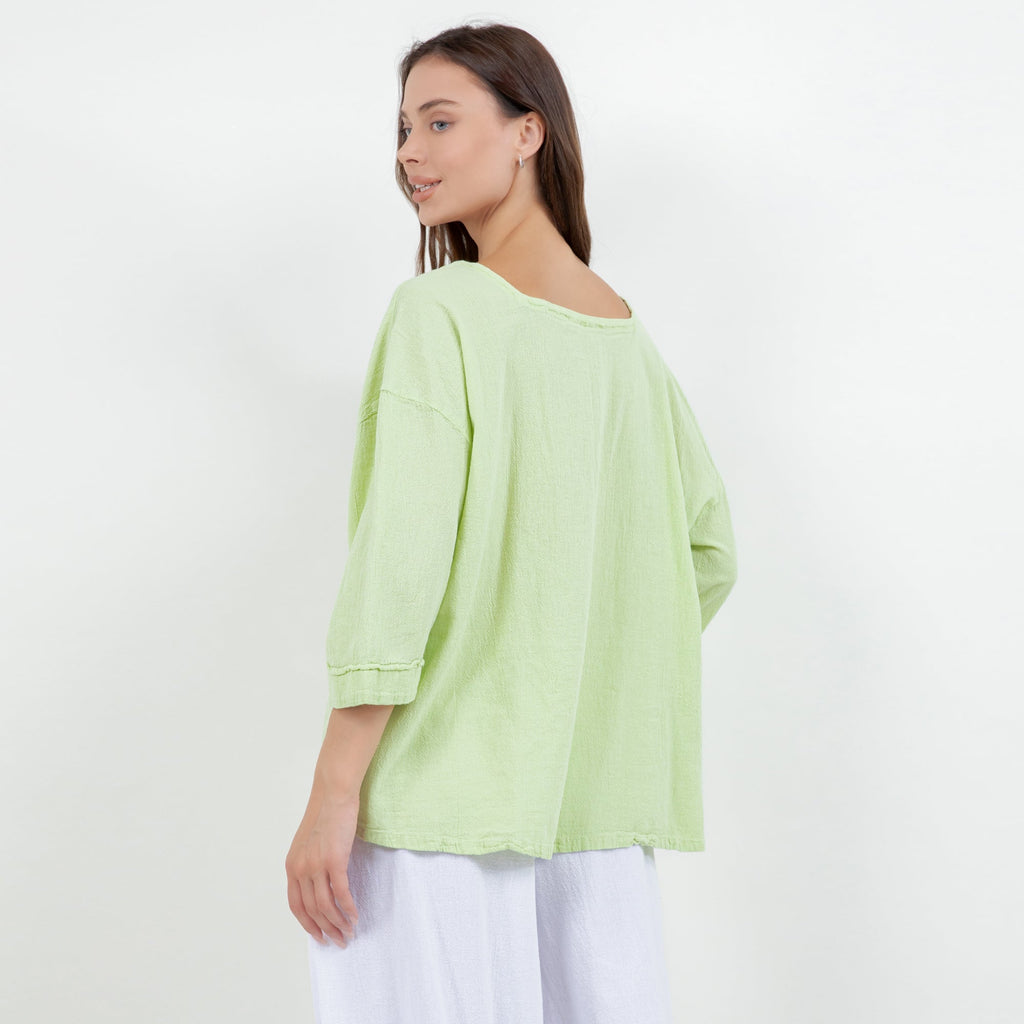 Elena Top 100% Cotton Gauze