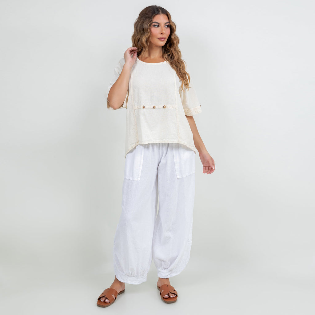 Women's 100% Cotton Gauze Kira Top