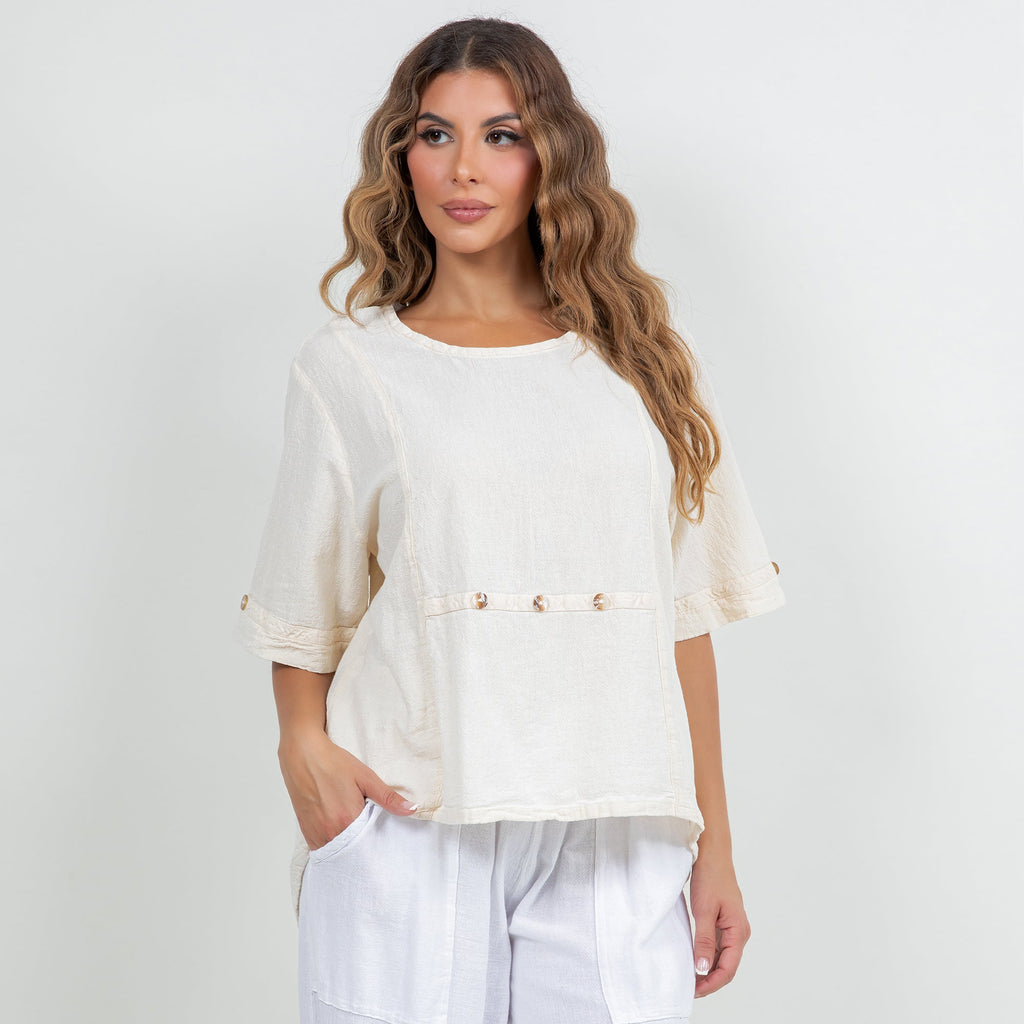 Women's 100% Cotton Gauze Kira Top
