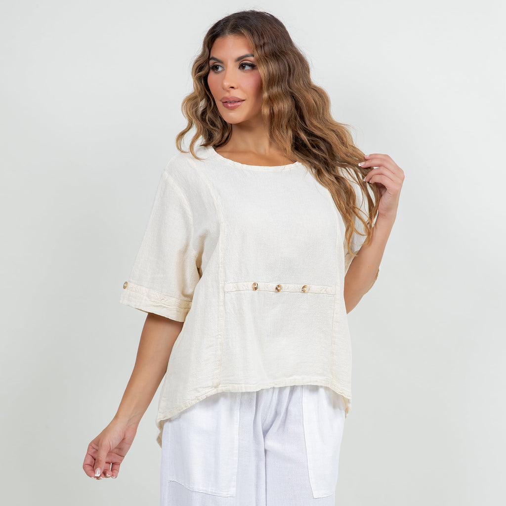 Women's 100% Cotton Gauze Kira Top