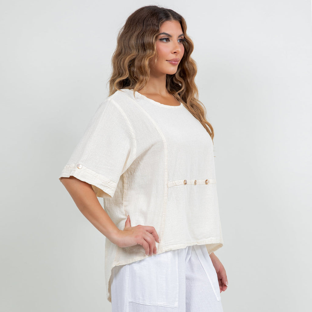 Women's 100% Cotton Gauze Kira Top