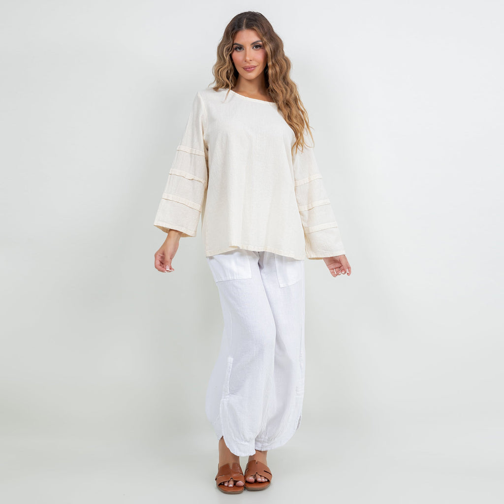 Women's Cotton Gauze Sabrina Top