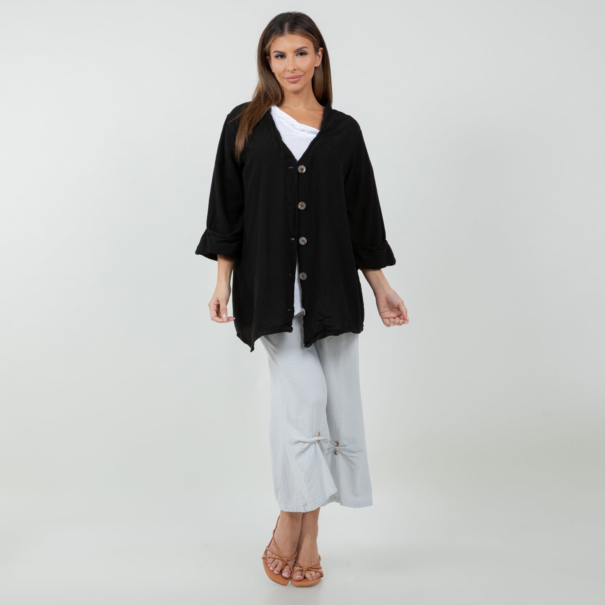 Tammy- Jacket/Top for every Occasion 100% Cotton Gauze