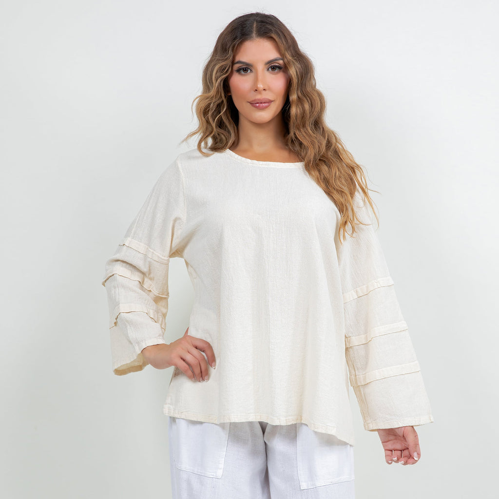 Women's Cotton Gauze Sabrina Top