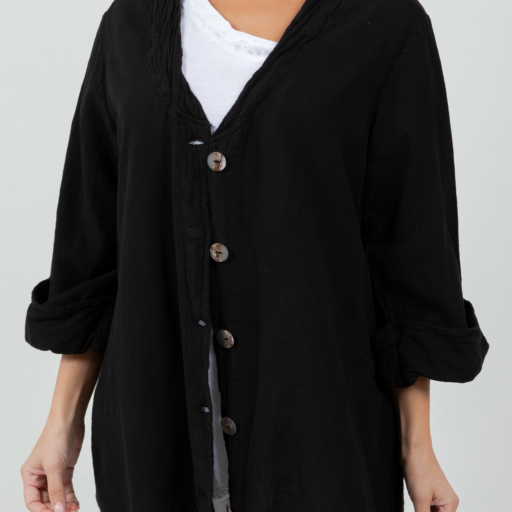Tammy- Jacket/Top for every Occasion 100% Cotton Gauze