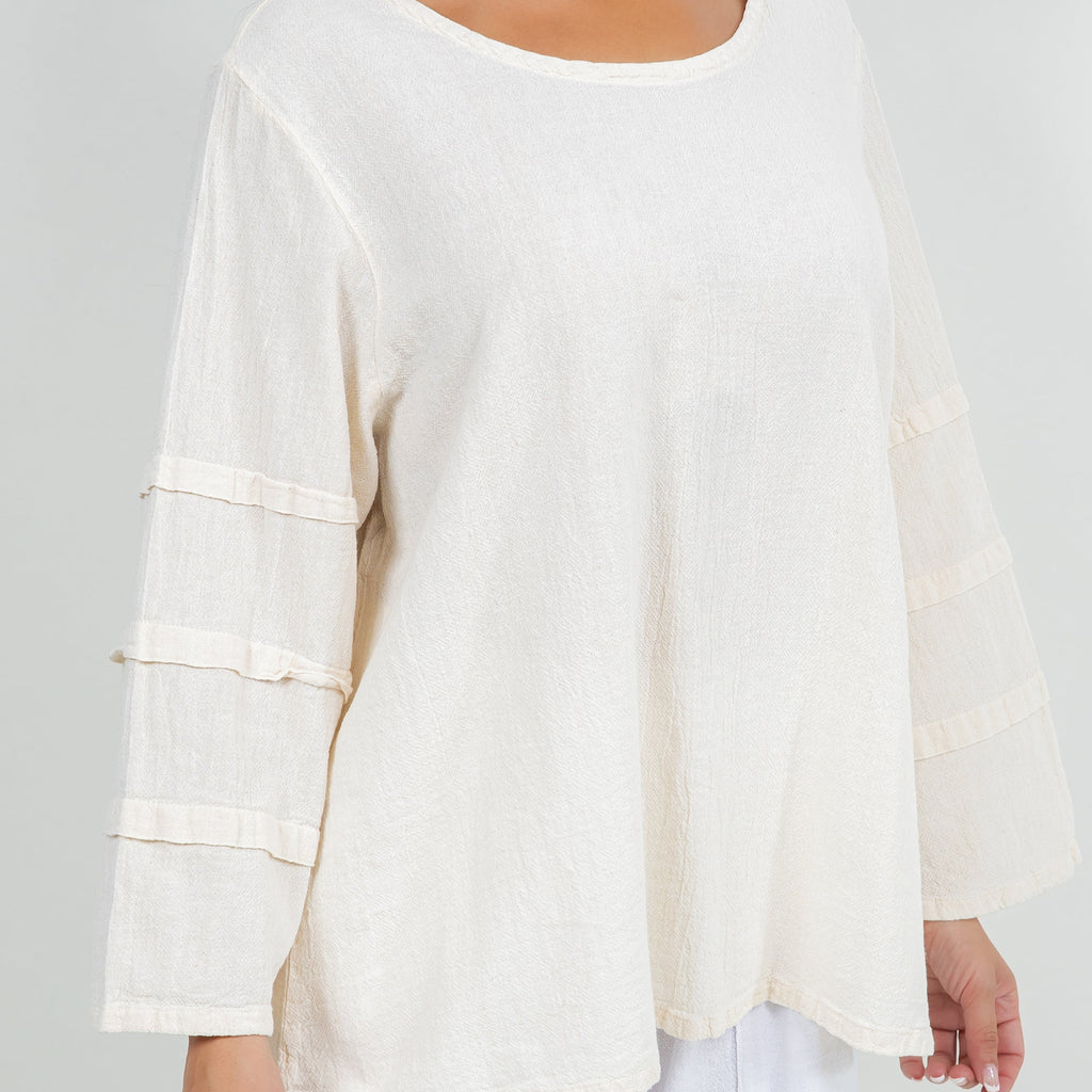 Women's Cotton Gauze Sabrina Top