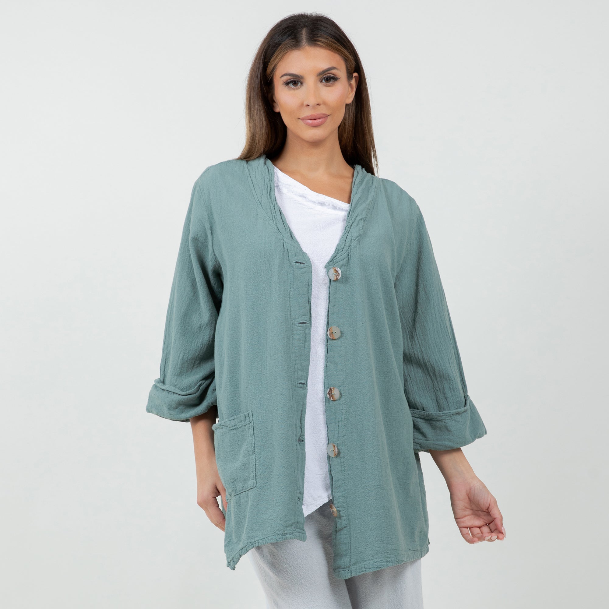 Tammy- Jacket/Top for every Occasion 100% Cotton Gauze