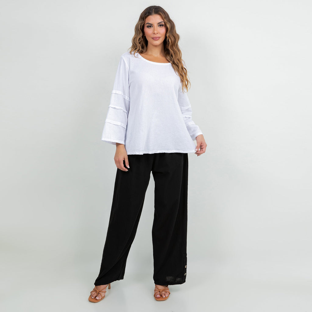 Women's Cotton Gauze Sabrina Top