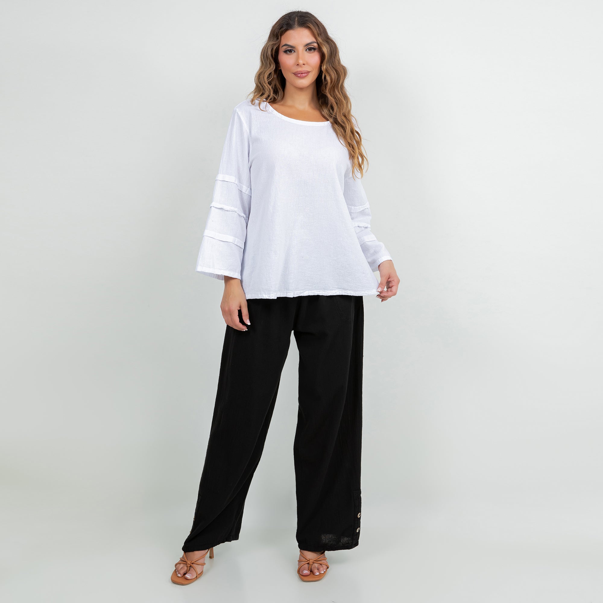Women's Cotton Gauze Sabrina Top