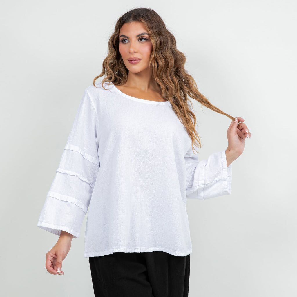 Women's Cotton Gauze Sabrina Top