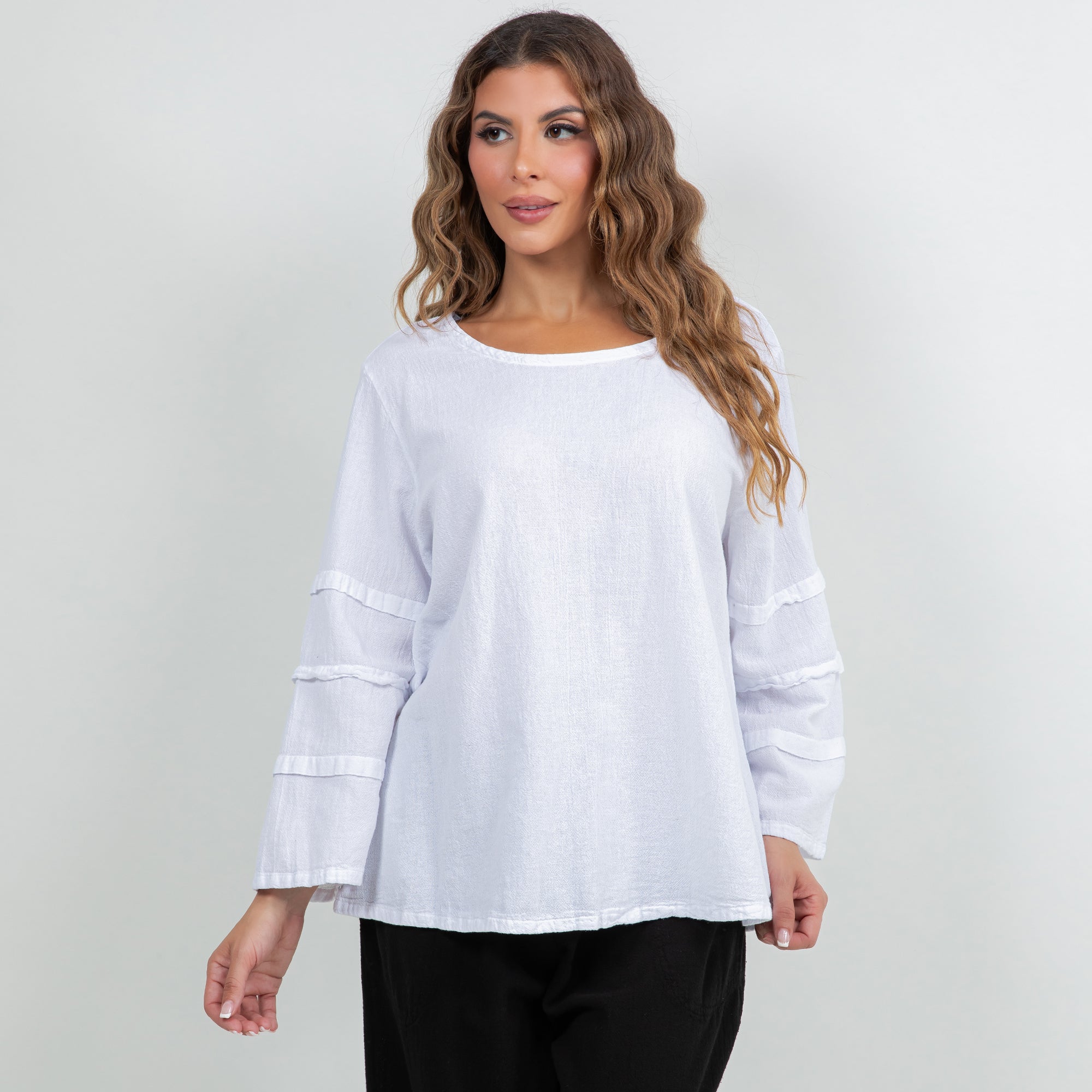 Women's Cotton Gauze Sabrina Top