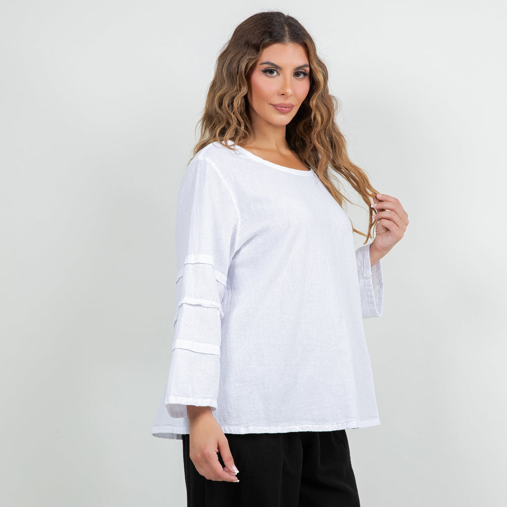 Women's Cotton Gauze Sabrina Top