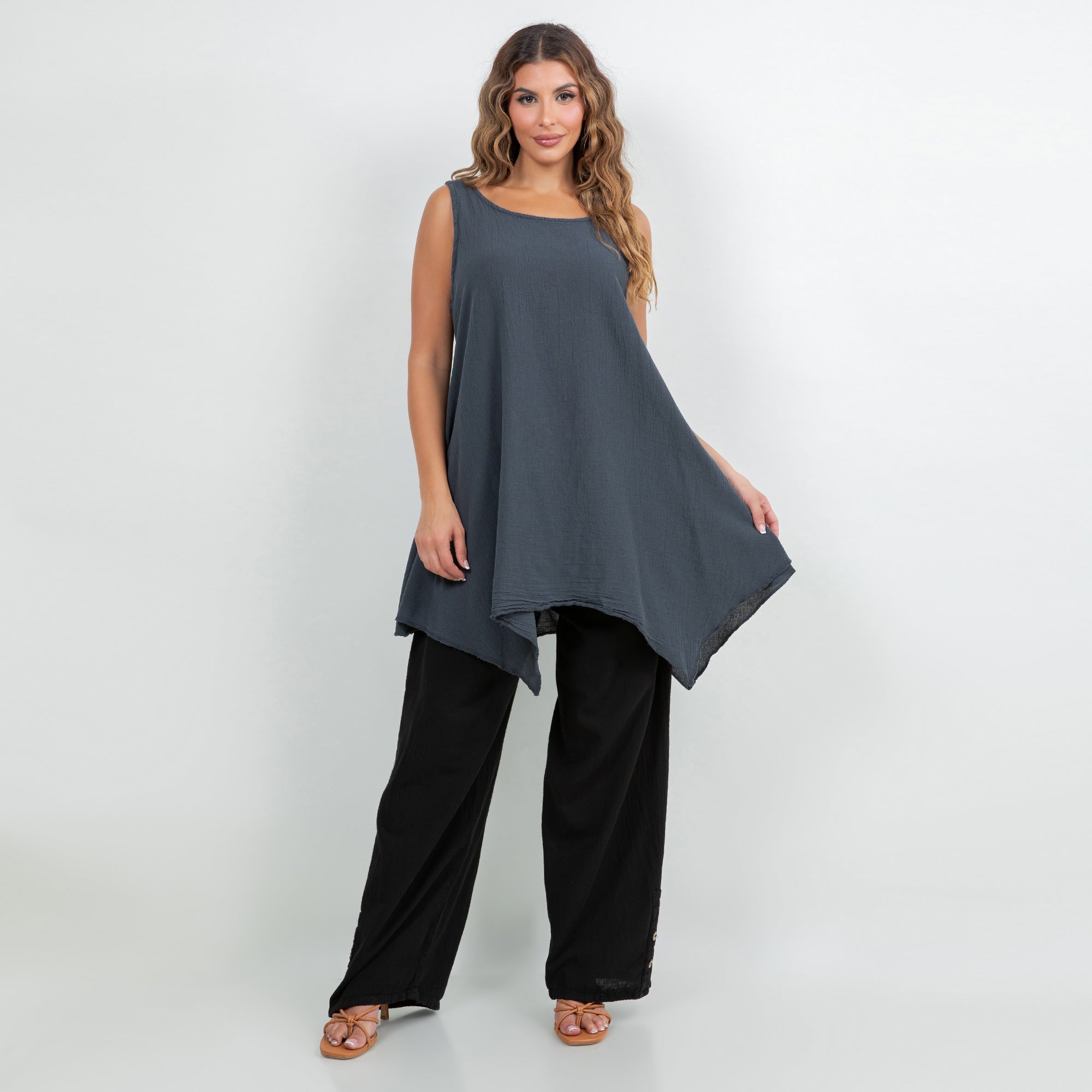 Women's Natalie Cotton Gauze Tank
