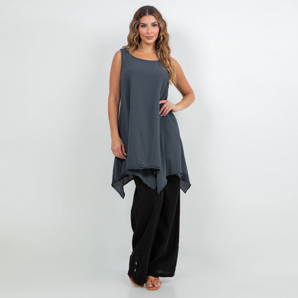 Women's Natalie Cotton Gauze Tank