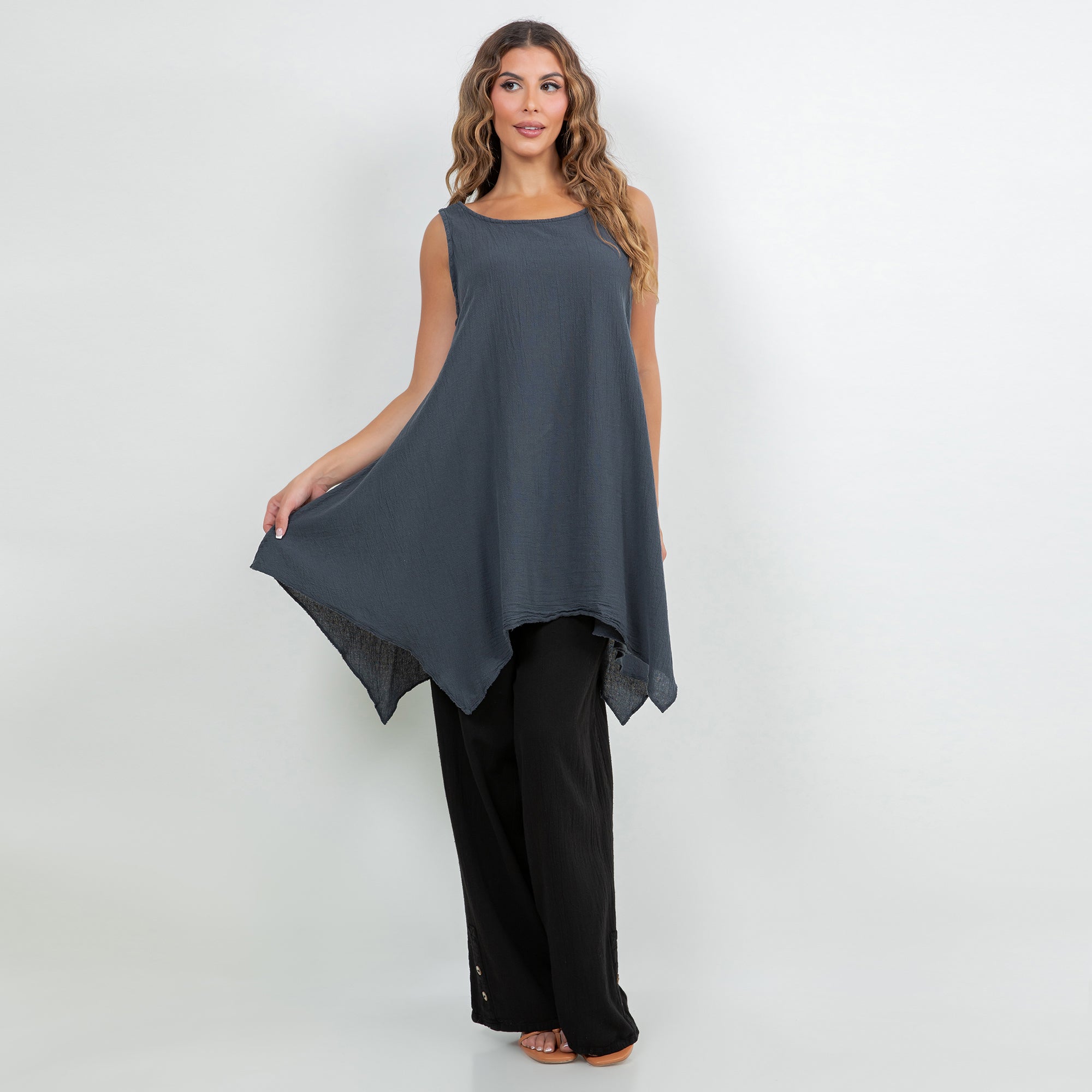 Women's Natalie Cotton Gauze Tank
