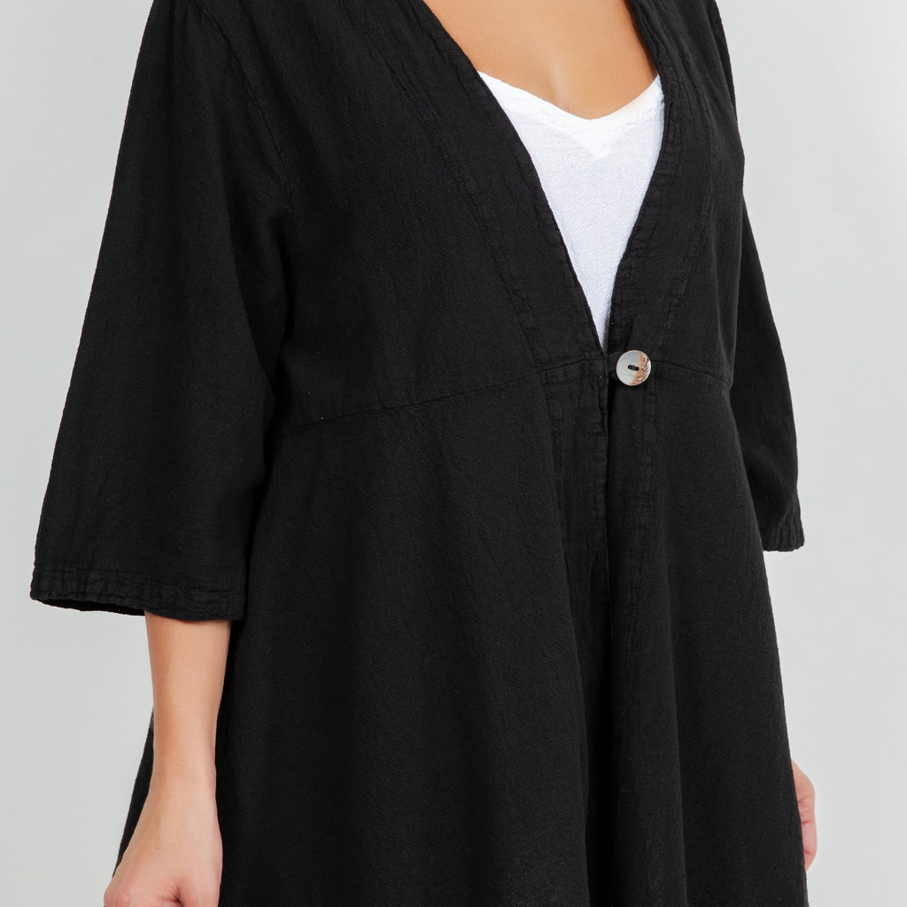 Chinatown Elbow Length Cotton Gauze Jacket