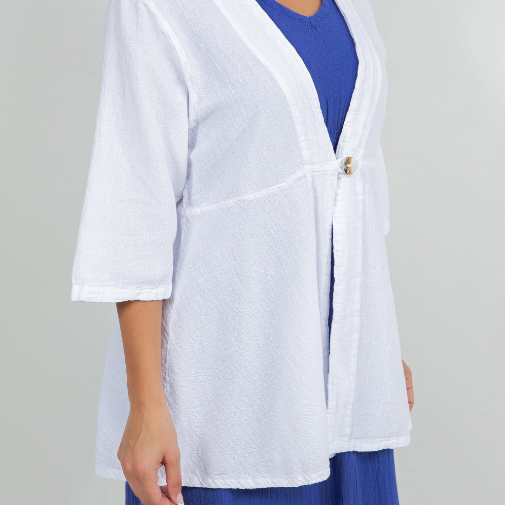 Chinatown Elbow Length Cotton Gauze Jacket