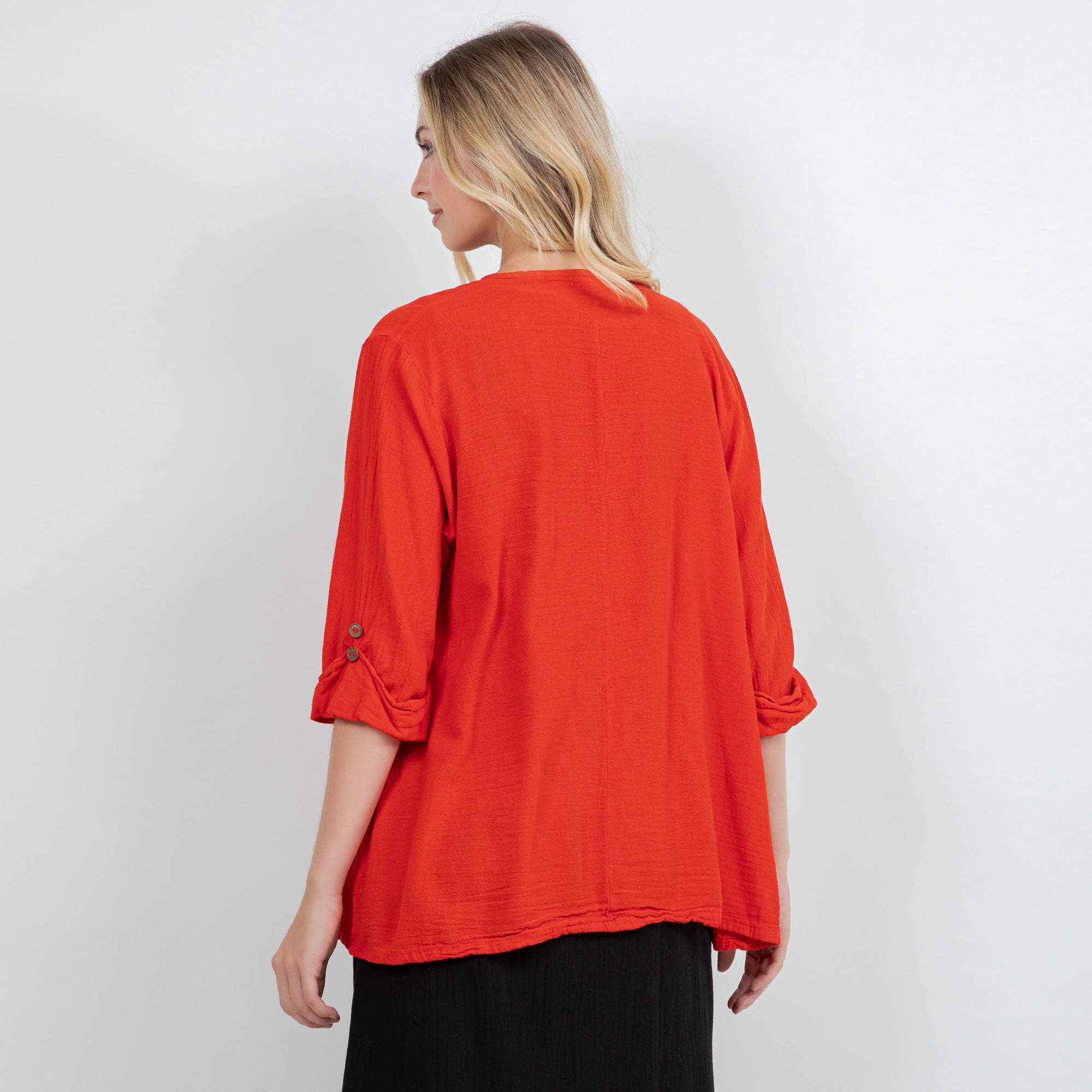 Jeanne Bolero Resort Wear Jacket 100% Cotton Gauze