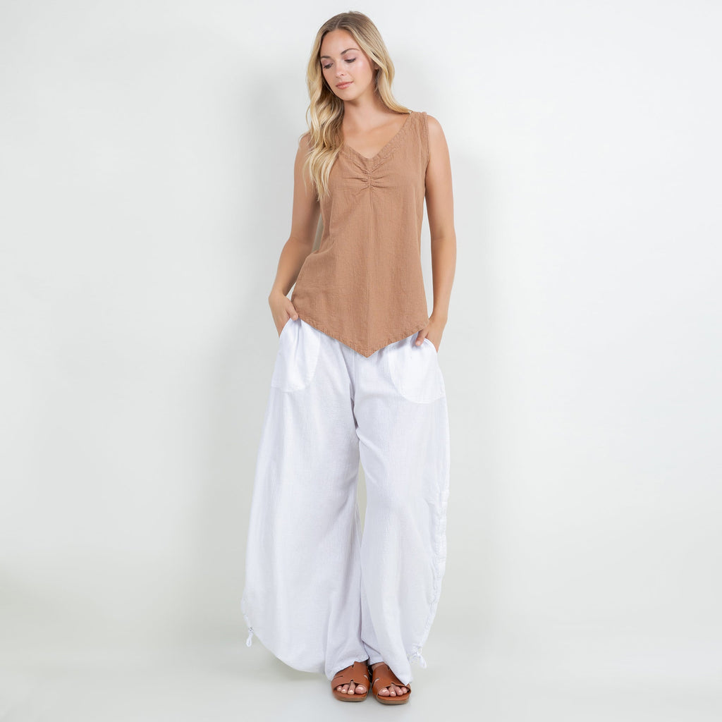 Women's 100% Cotton Gauze Dominica Tank Top
