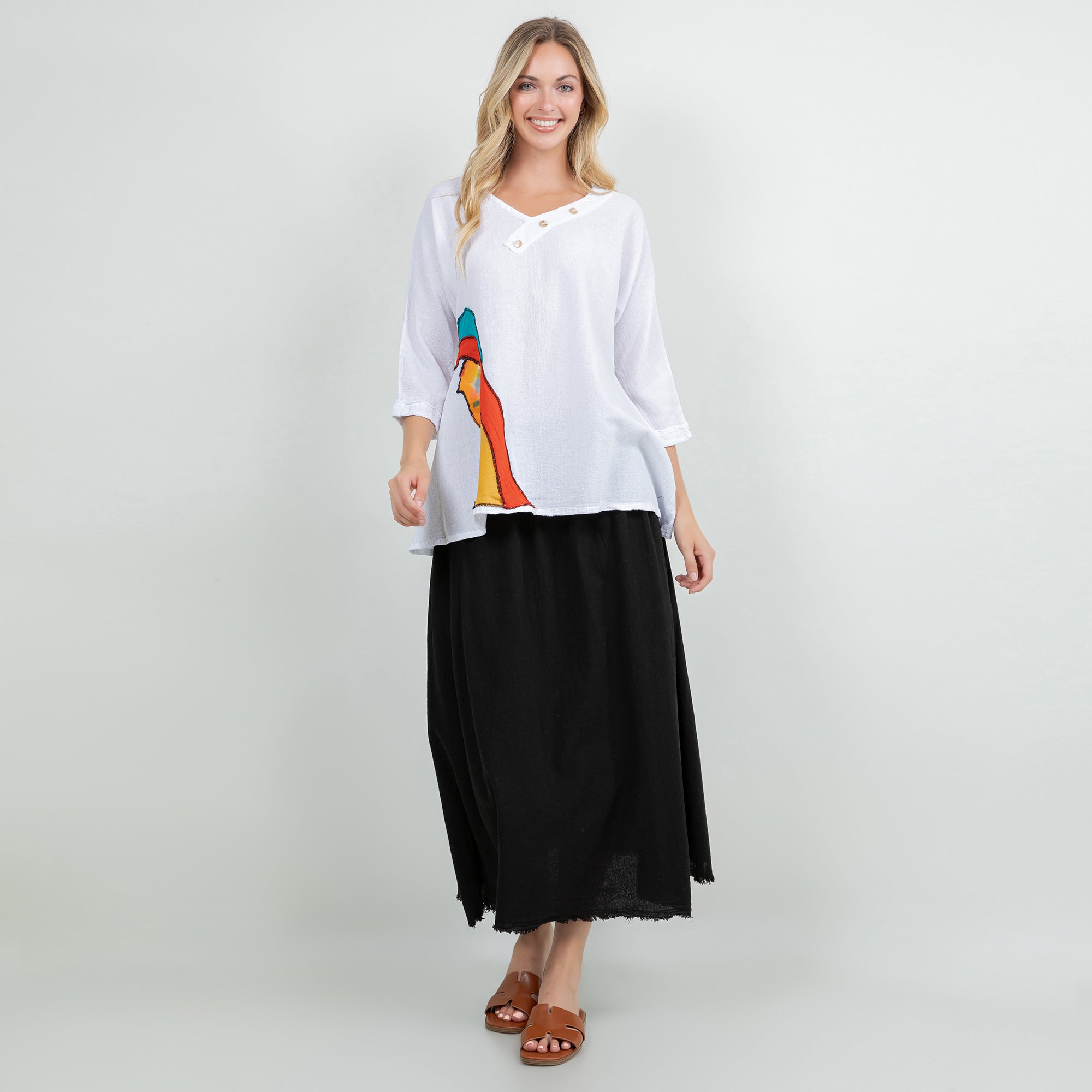 Fern Skirt 100% Cotton Gauze One Size