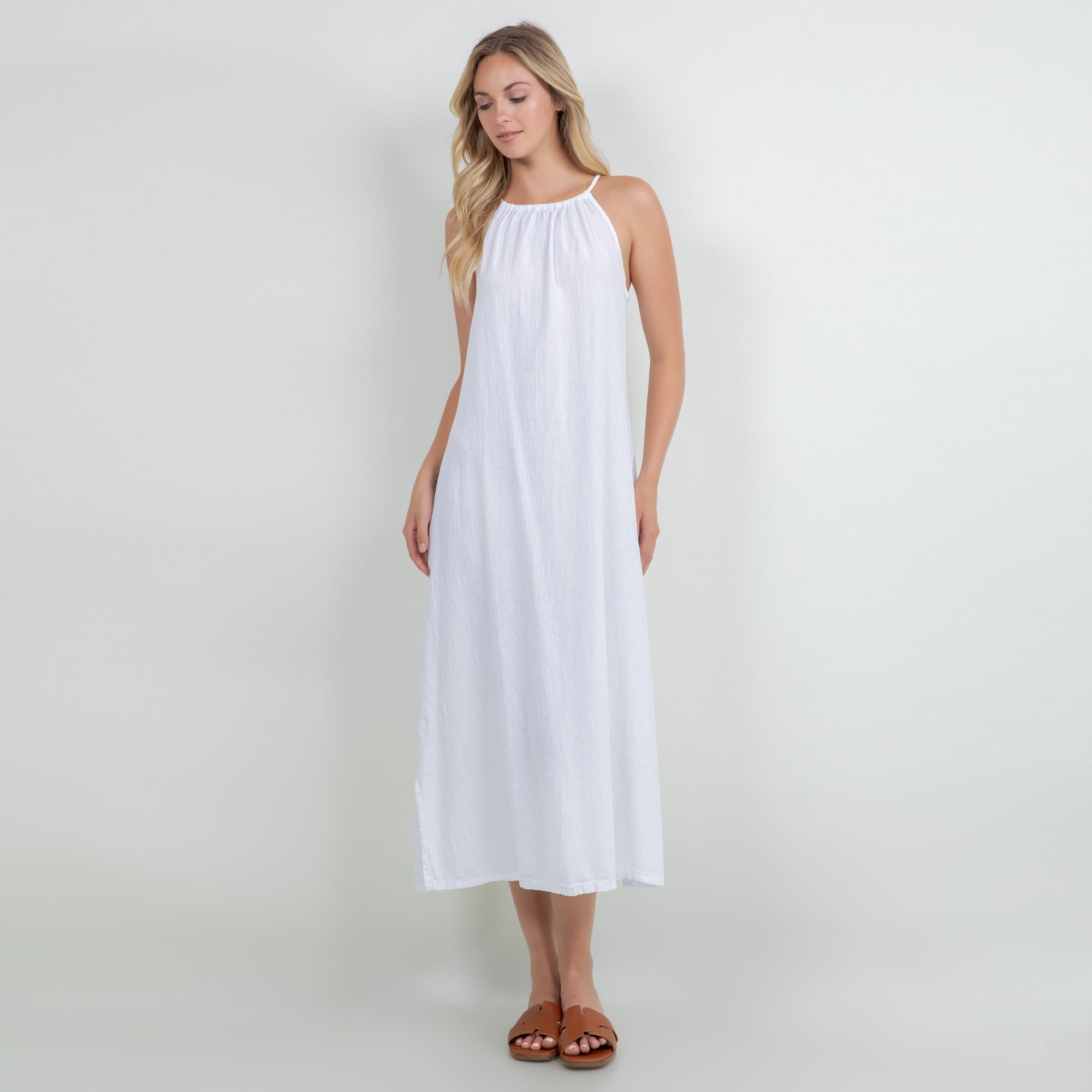 Caterina Dress 100% Cotton Gauze