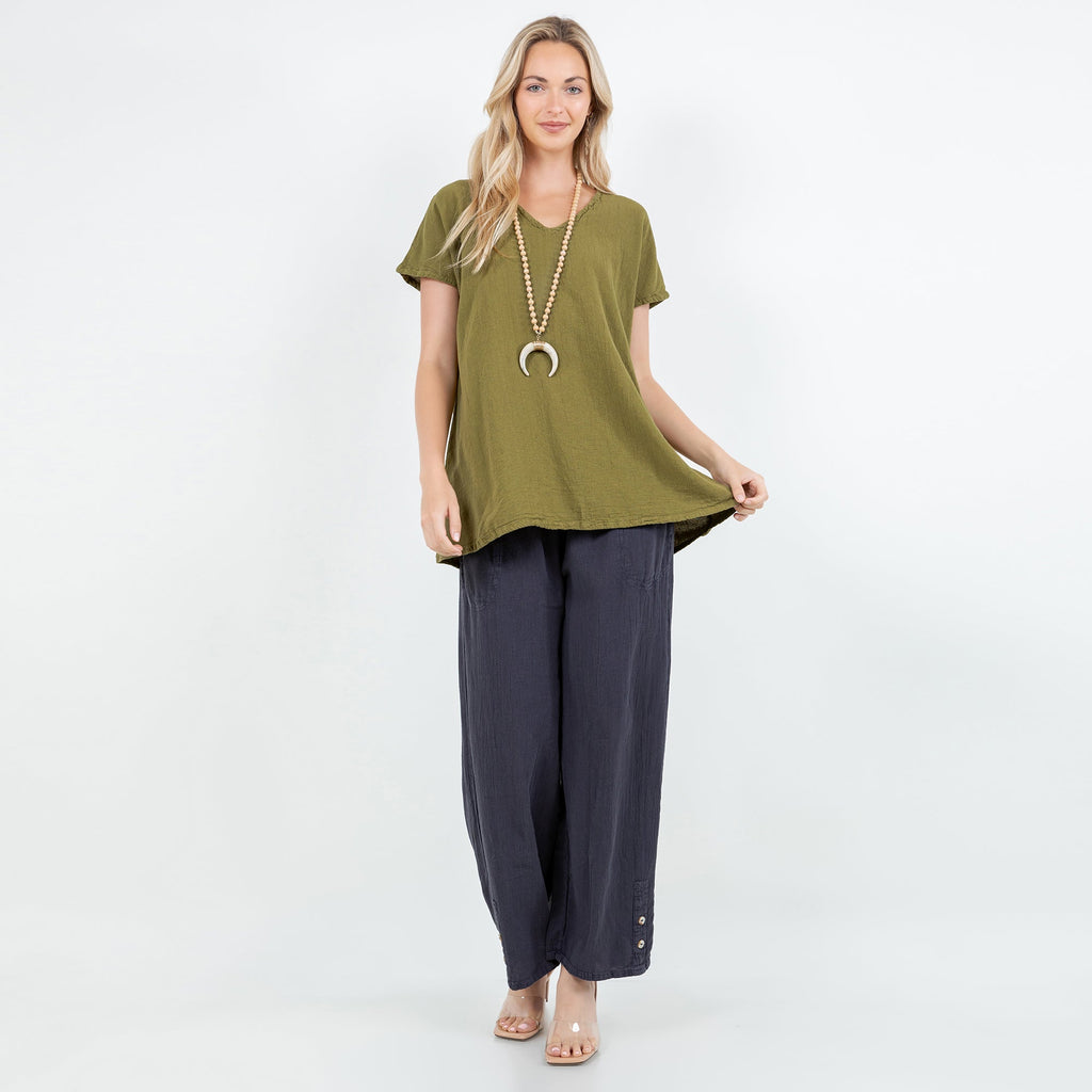 Betsy Top 100% Cotton Gauze