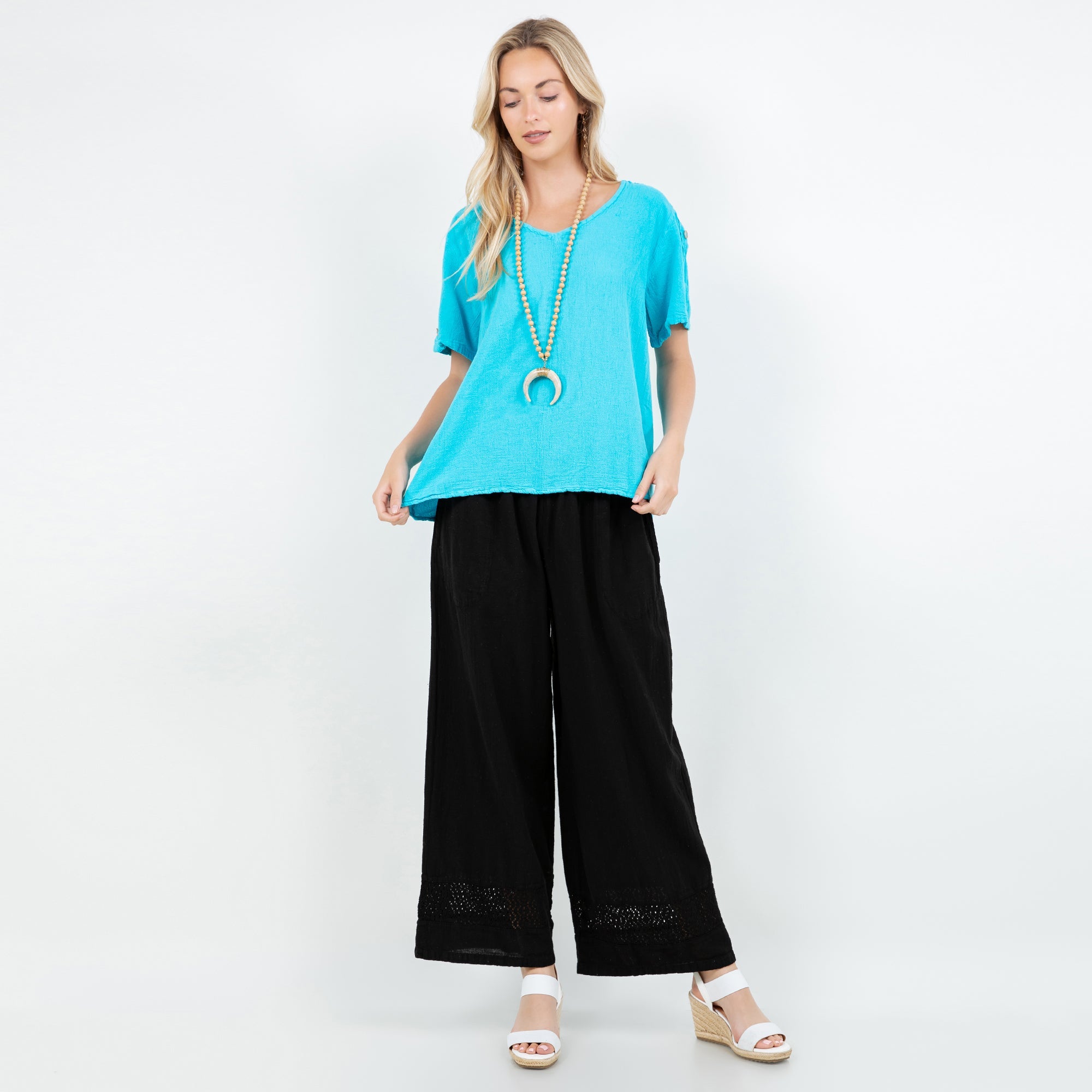 Shirley Top 100% Cotton Gauze