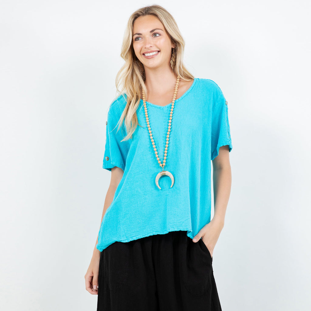 Shirley Top 100% Cotton Gauze