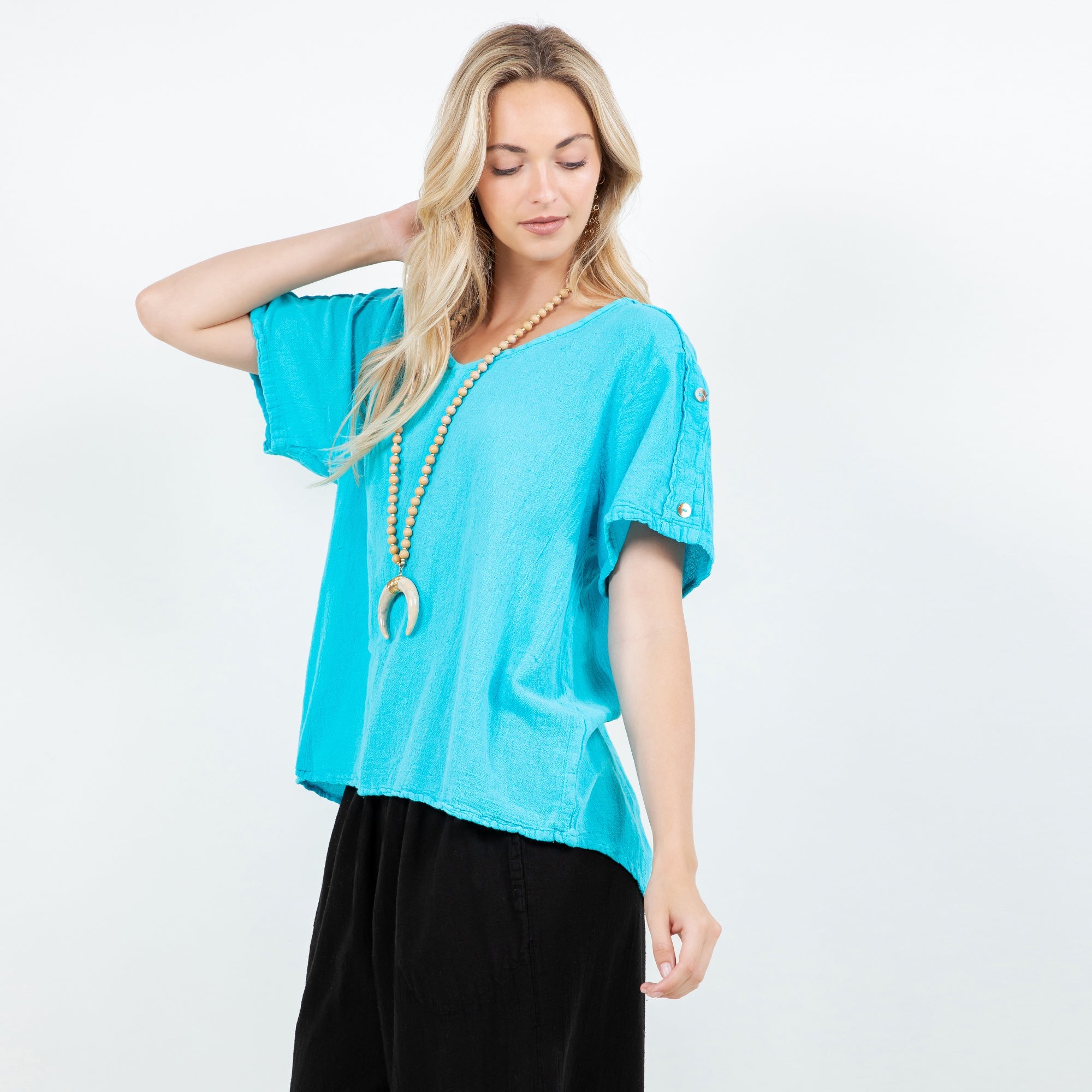 Shirley Top 100% Cotton Gauze
