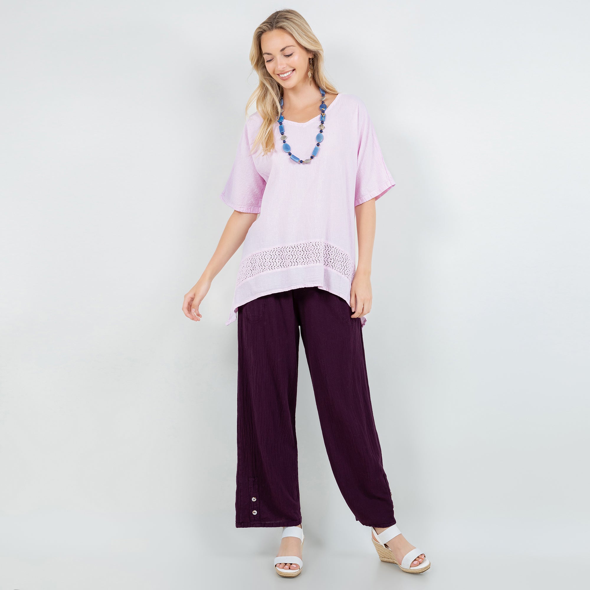 Alexis Pants 100% Cotton Gauze