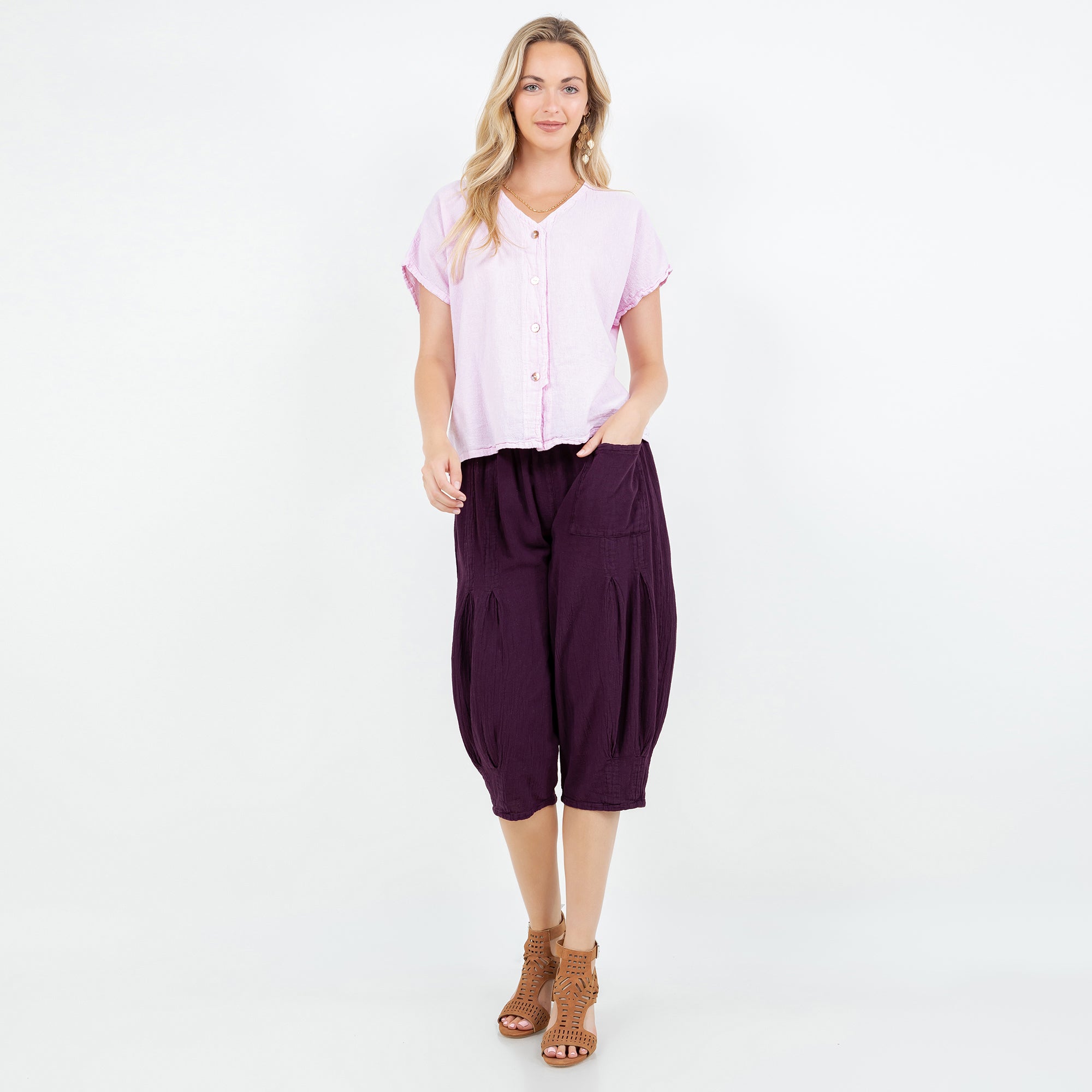Constance Top -100% Cotton Gauze -  New Colors!