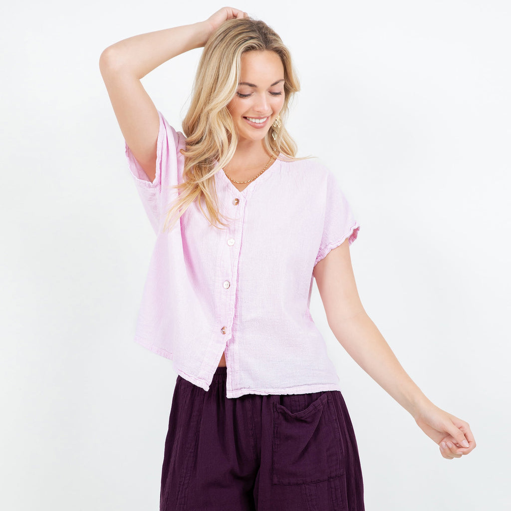 Constance Top -100% Cotton Gauze -  New Colors!