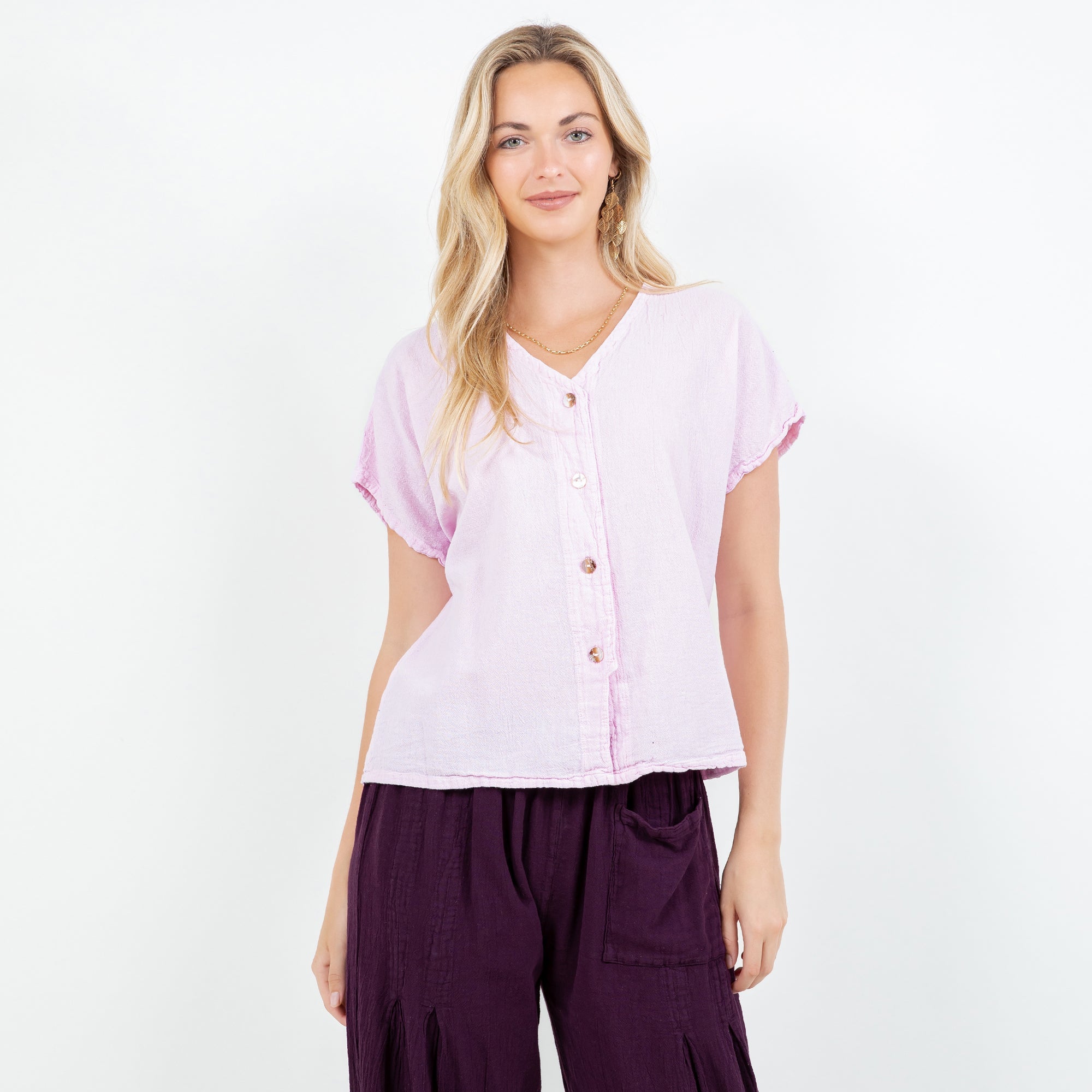 Constance Top -100% Cotton Gauze -  New Colors!