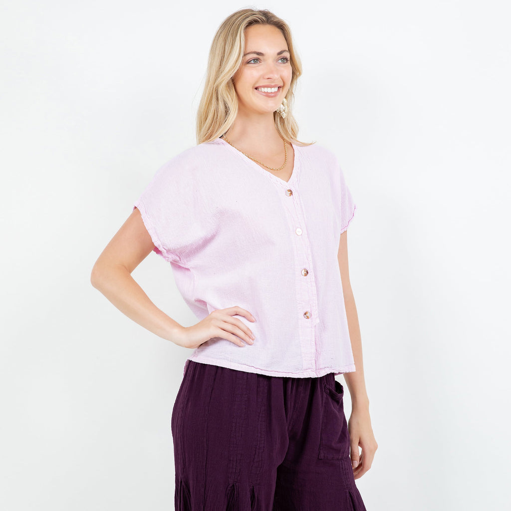 Constance Top -100% Cotton Gauze -  New Colors!