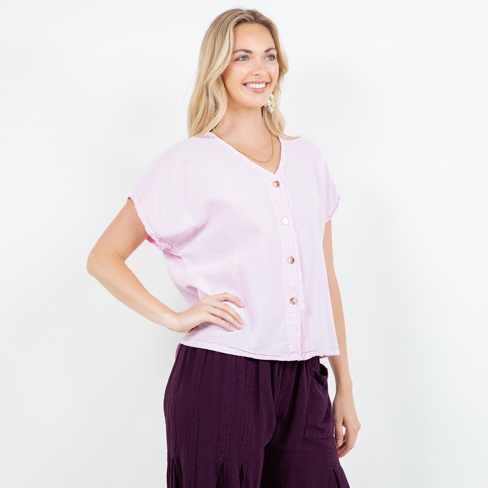 Constance Top -100% Cotton Gauze -  New Colors!