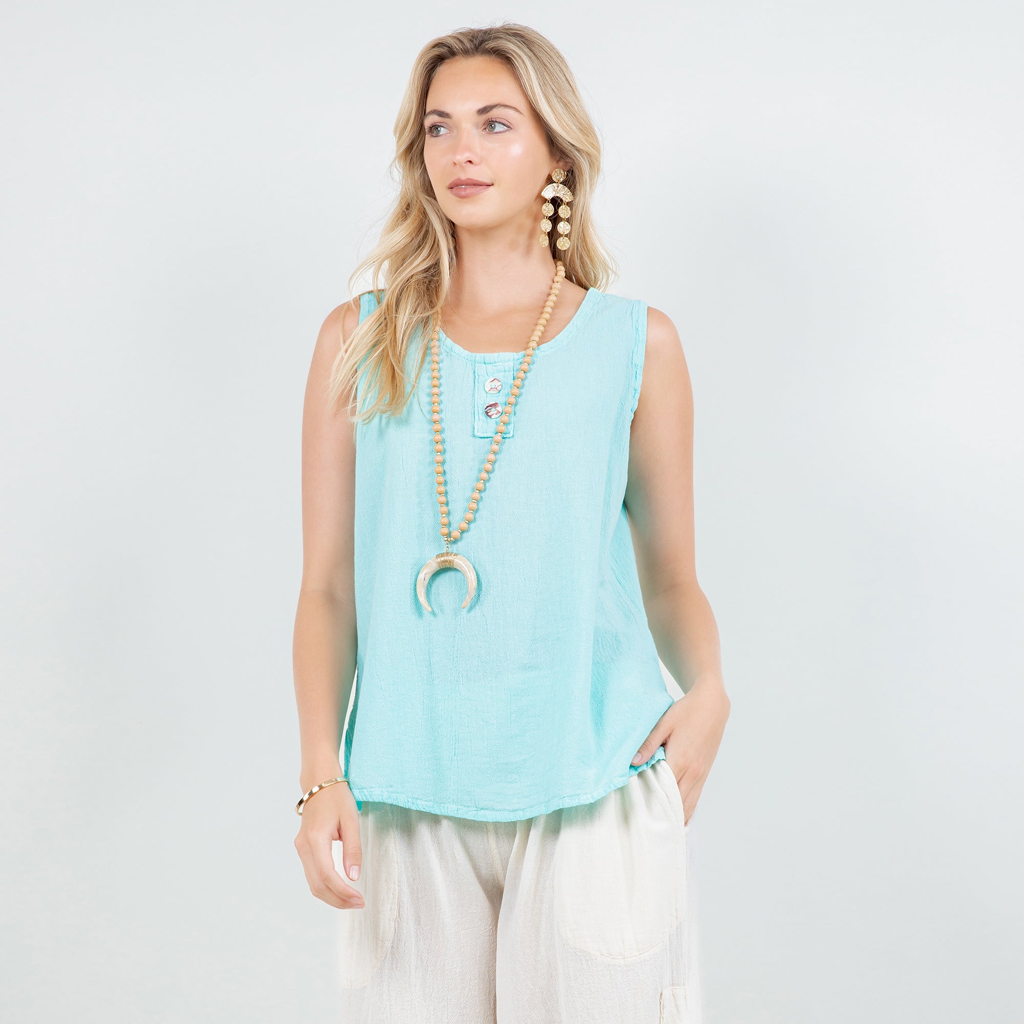 Women's Cotton Gauze Anne Top