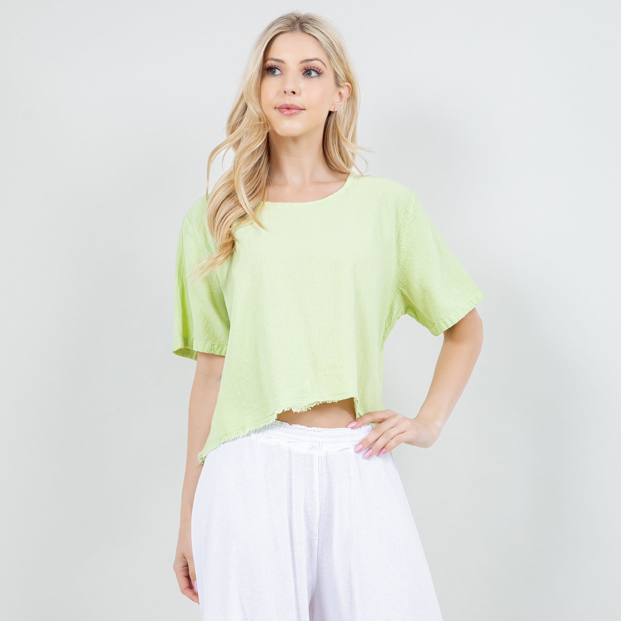 Women's 100% Cotton Gauze Heidi Top