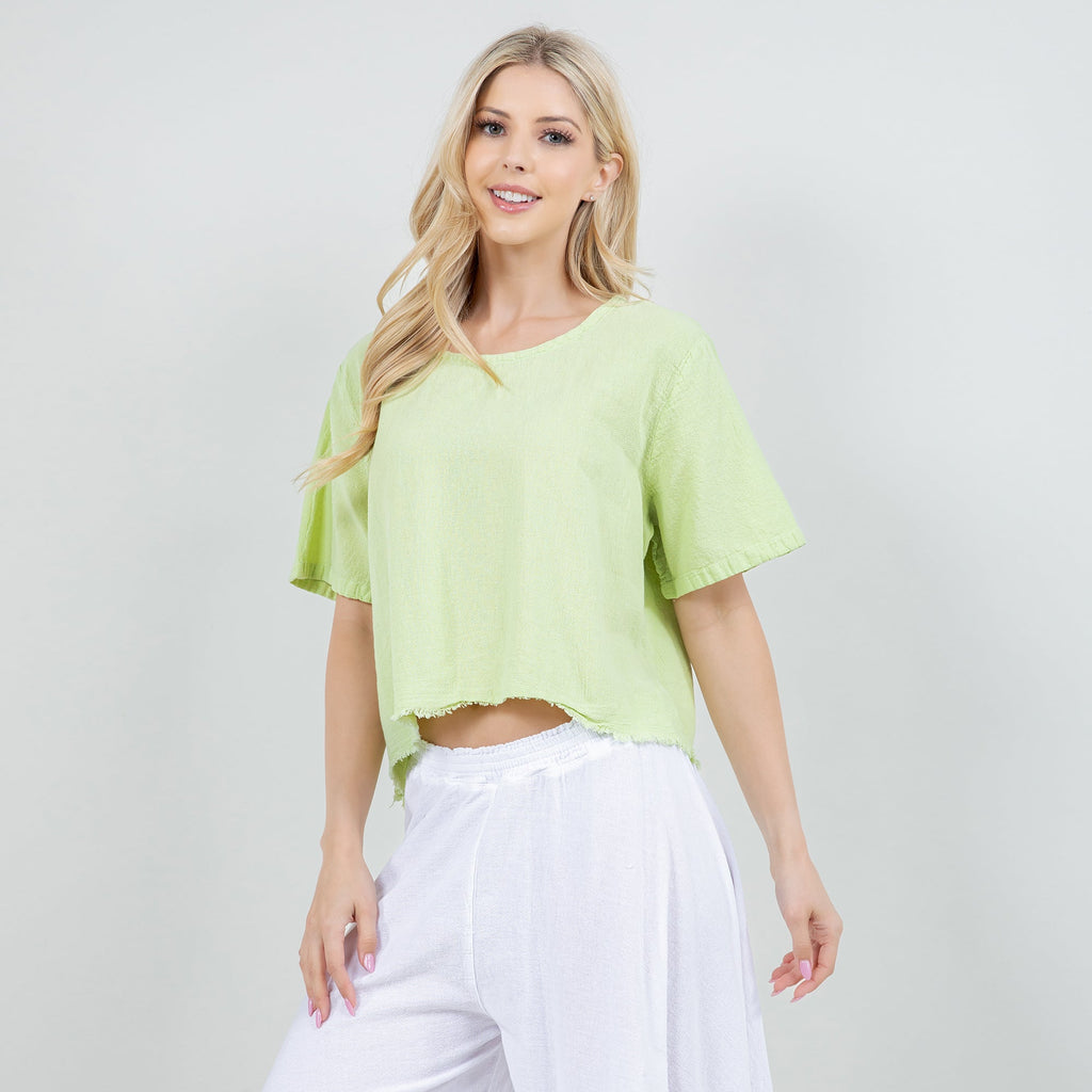 Women's 100% Cotton Gauze Heidi Top