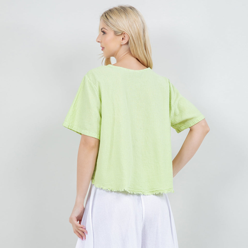 Women's 100% Cotton Gauze Heidi Top